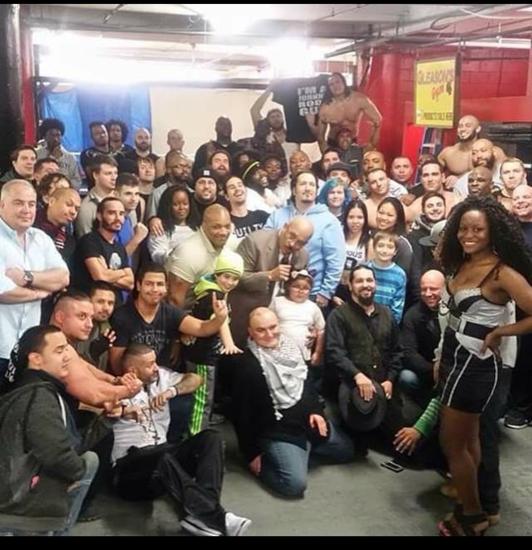 Wuw club members and WWE hall of famers Johnny Rodz and Dvon Dudley, Israel Joffe also pictured