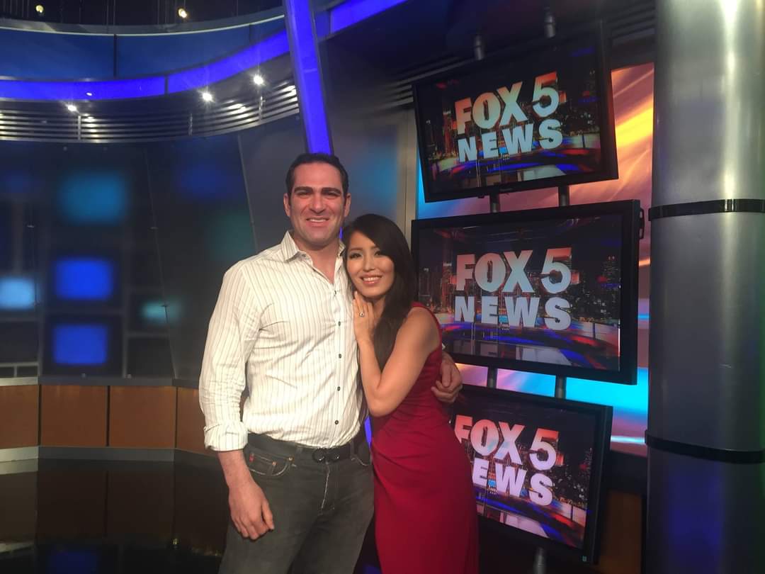 Israel Joffe and Fox 5 News Christina Park